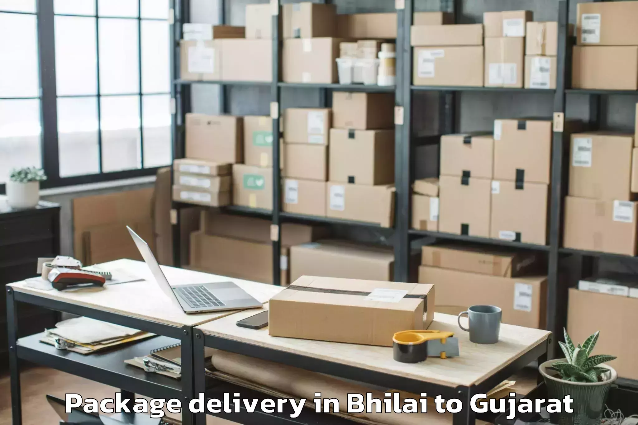 Book Your Bhilai to Baria Package Delivery Today